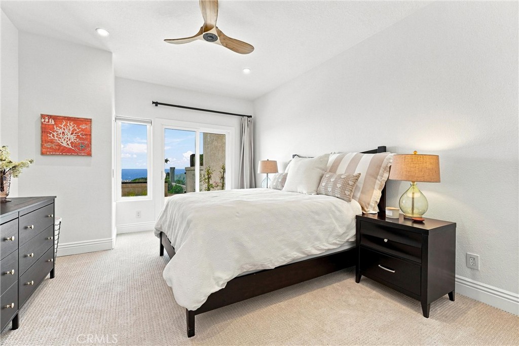 Downstairs Bedroom #2 with ocean views - 6 Cavalier, Laguna Niguel CA 92677 - photo 19