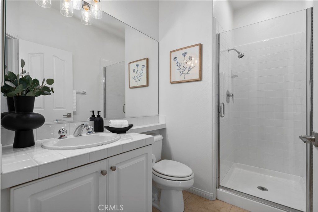Bathroom with shower nearby Fourth bedroom - 8 Chantonnay, Laguna Niguel CA 92677 - photo 37