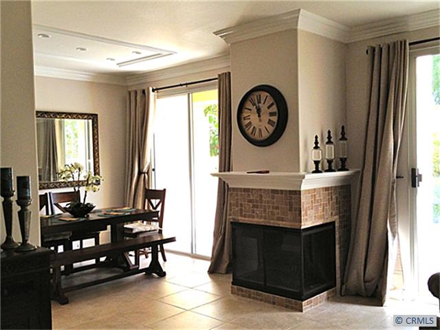 Enjoy the fireplace from Living Room and Dining Area - 93 FLEURANCE Street, Laguna Niguel CA 92677 - photo 1