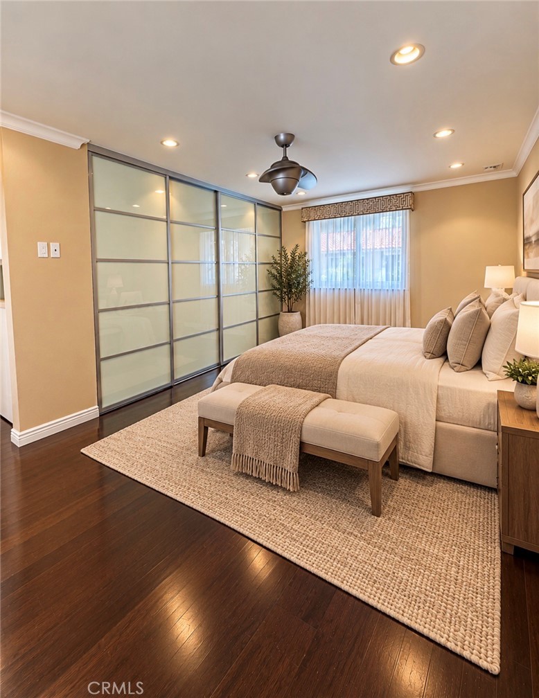 Primary Bedroom (Virtually Staged). - 2346 Via Mariposa W A, Laguna Woods CA 92637 - photo 13