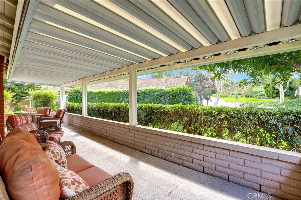 Rear patio, so private and quiet - 3400 Punta Alta A, Laguna Woods CA 92637 - photo 41