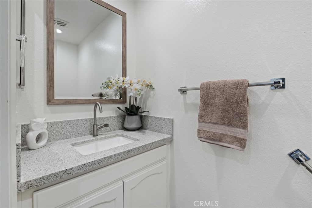 Hallway Half Bath Guest Bathroom - 3501 Bahia Blanca W 3F, Laguna Woods CA 92637 - photo 12