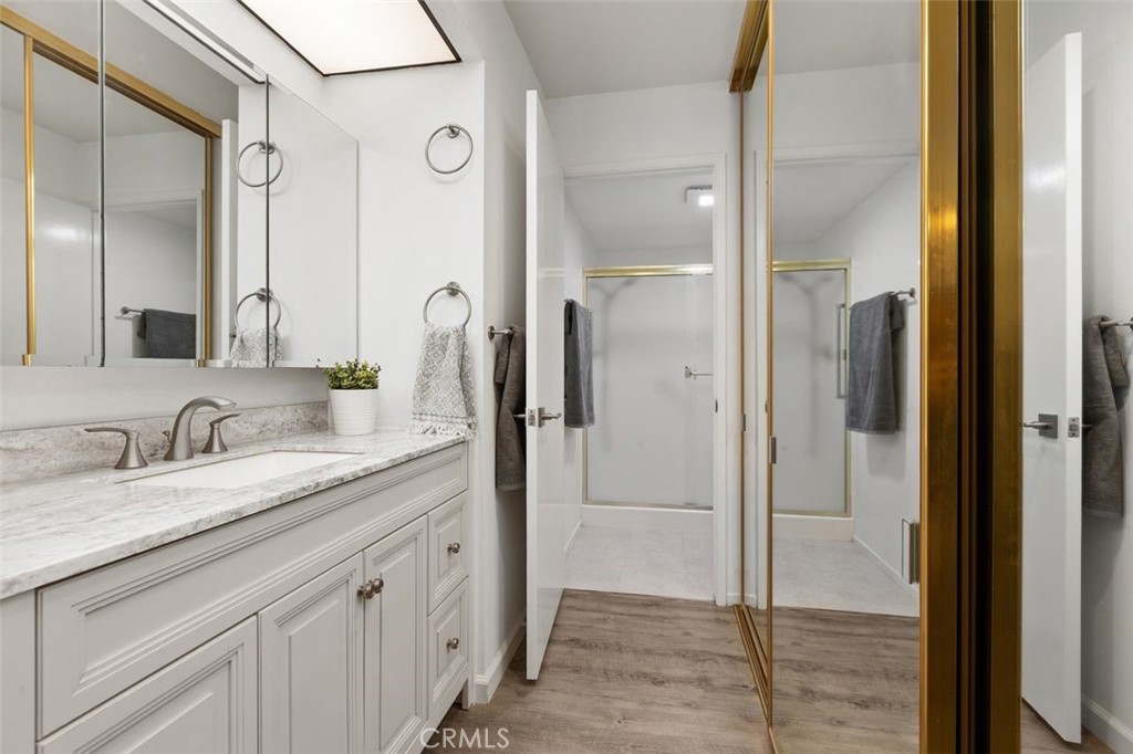 Primary Bath with Shower. - 4013 Calle Sonora Oeste Unit 2E, Laguna Woods CA 92637 - photo 29