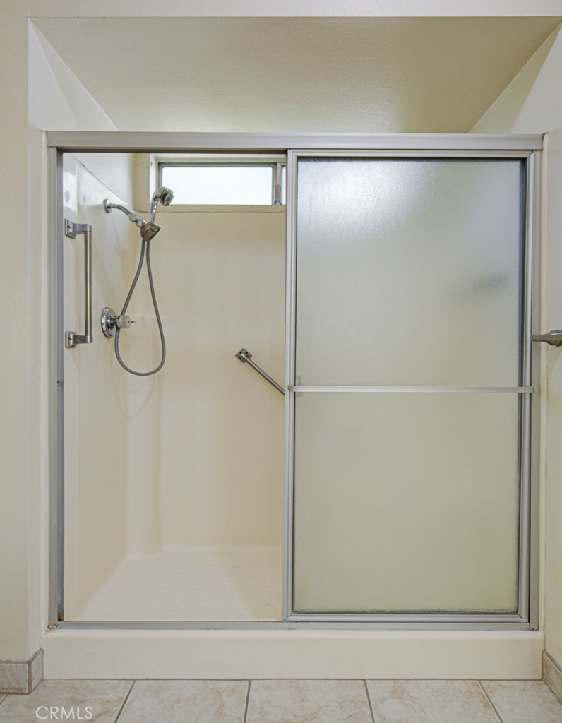 Shower in right side bathroom. - 5380 Avenida Sosiega B, Laguna Woods CA 92637 - photo 25