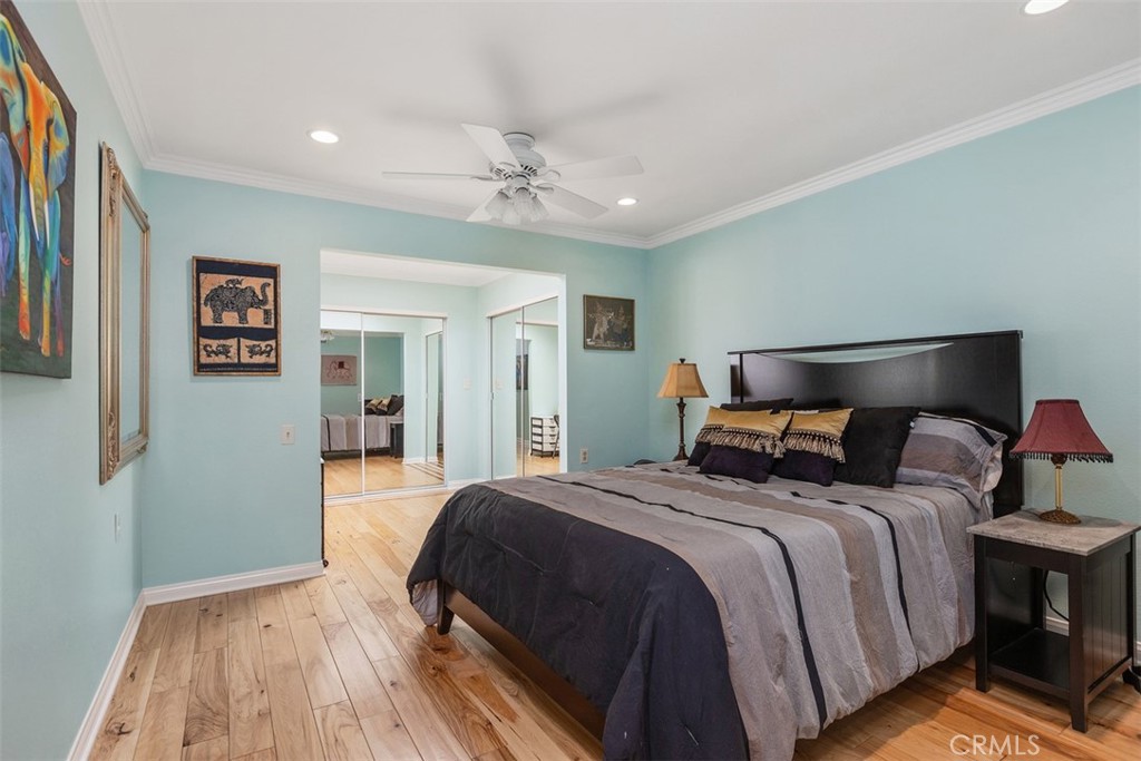BEDROOM WITH EXTENSION AND SEPARATE OUTSIDE ENTRY. - 5522 Via La Mesa B, Laguna Woods CA 92637 - photo 32