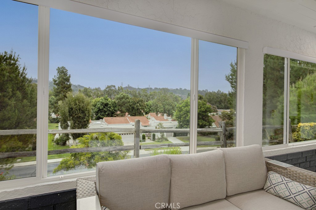 View from the enclosed covered rear patio. - 5553 Rayo Del Sol B, Laguna Woods CA 92637 - photo 15