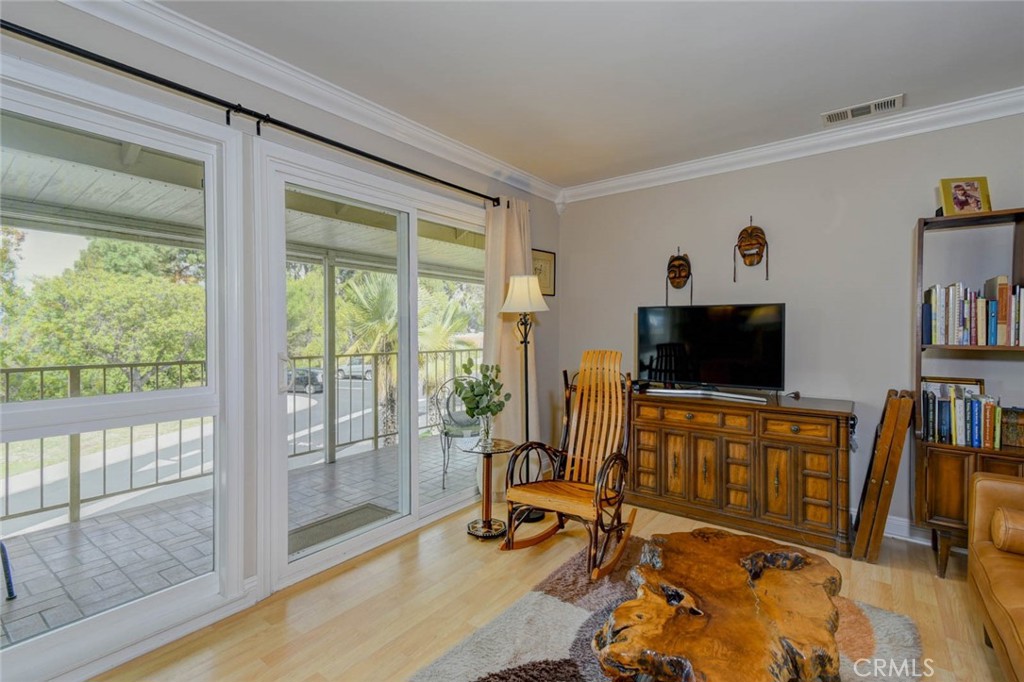 SLIDING DOOR TO BALCONY FROM LIVINGROOM - 633 Avenida Sevilla O, Laguna Woods CA 92637 - photo 12