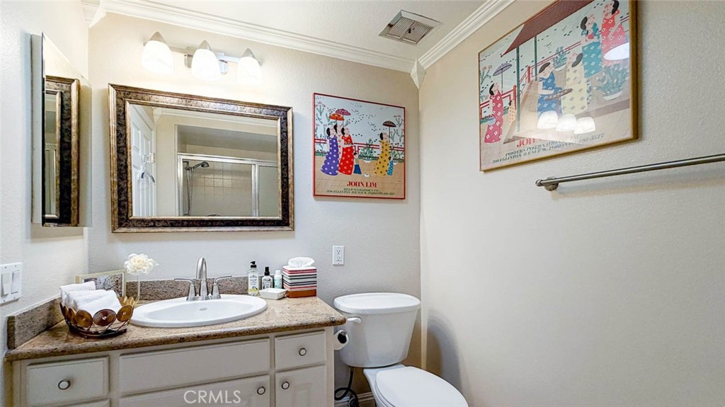 HALLWAY BATHROOM VANITY - 633 Avenida Sevilla O, Laguna Woods CA 92637 - photo 20