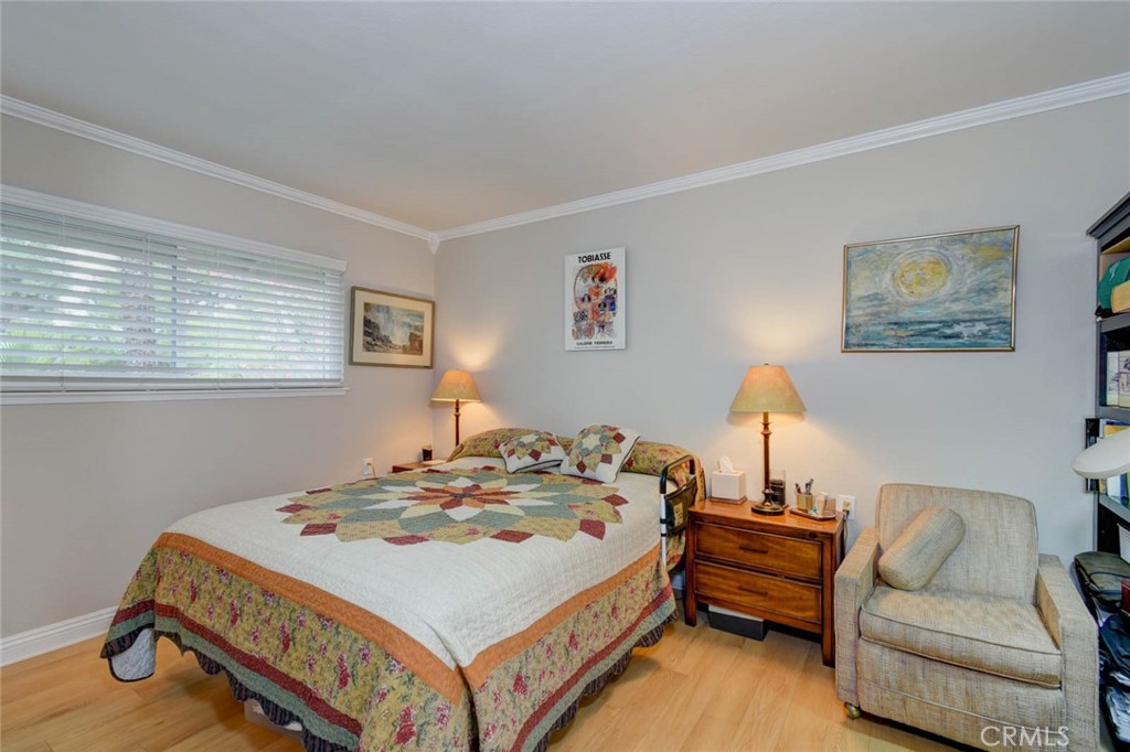 PRIMARY BEDROOM W CROWN MOLDING AND SMOOTH CEILING - 633 Avenida Sevilla O, Laguna Woods CA 92637 - photo 33