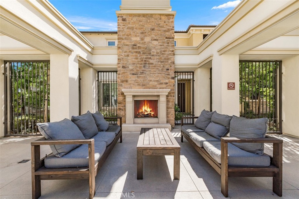 Fireplace in Camden Square Association - 219 Primrose Drive, Lake Forest CA 92610 - photo 36