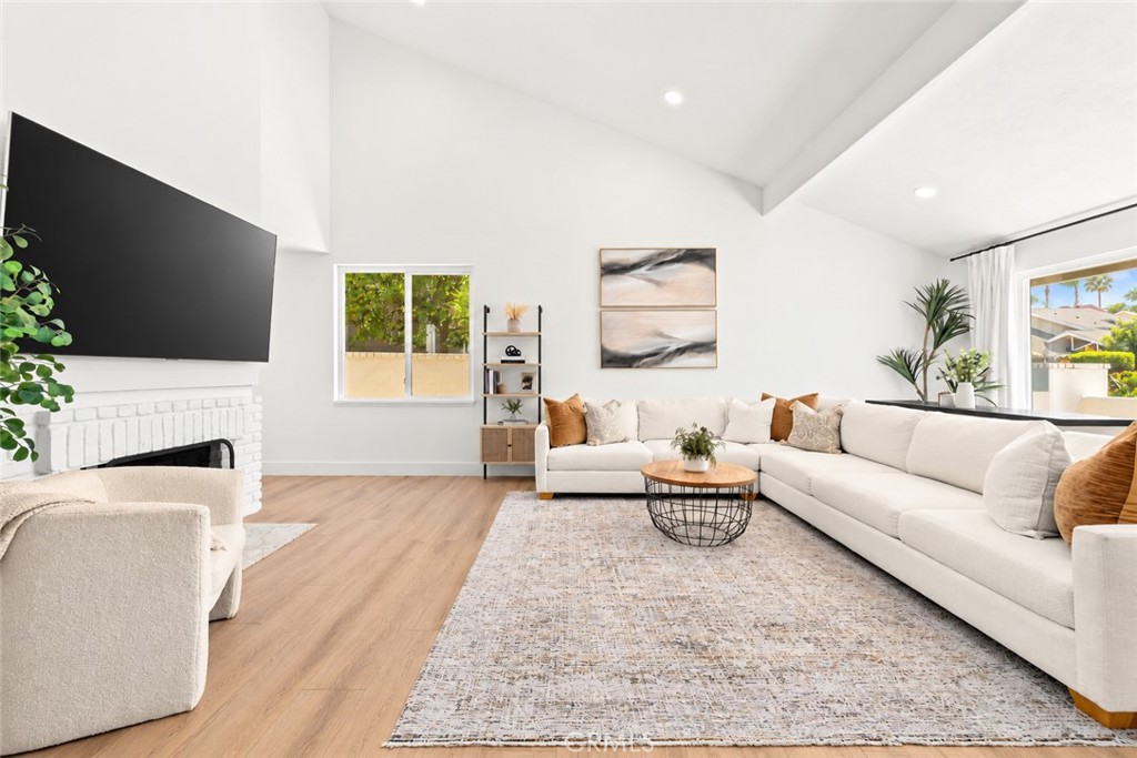 Living Room with Fireplace - 22145 Pheasant Street, Lake Forest CA 92630 - photo 12
