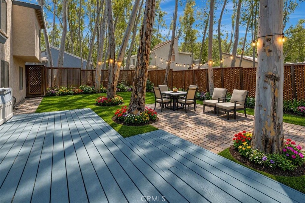 AI enhanced rendering of what the yard can look like - 22332 Fallen Leaf, Lake Forest CA 92630 - photo 27