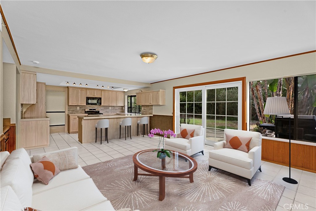 Enjoy this beautiful remodeled kitchen & large family room. *Photo is virtually staged. - 24712 Via Del Rio, Lake Forest CA 92630 - photo 7