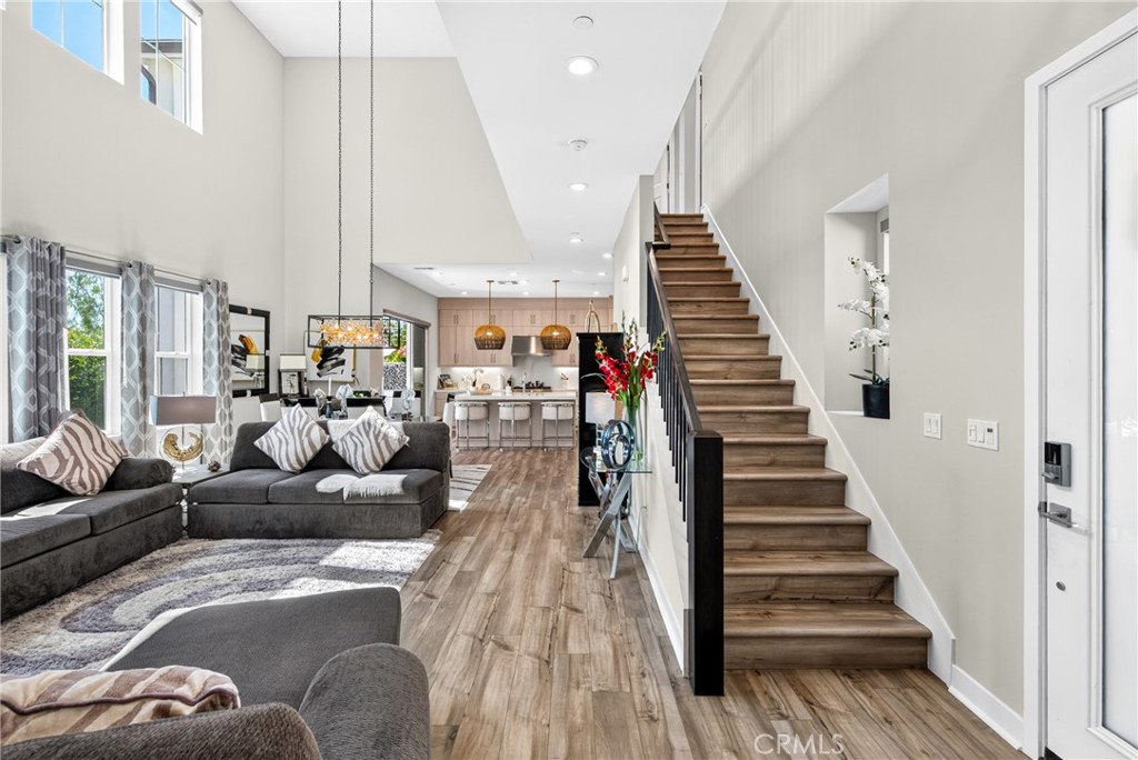 Stairs leading upstairs - 291 Fremont, Lake Forest CA 92630 - photo 22