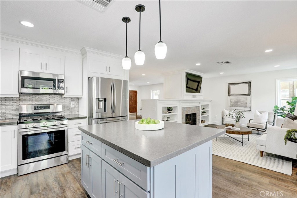 Remodeled kitchen open to the family room - 55 Fairfield, Lake Forest CA 92610 - photo 1