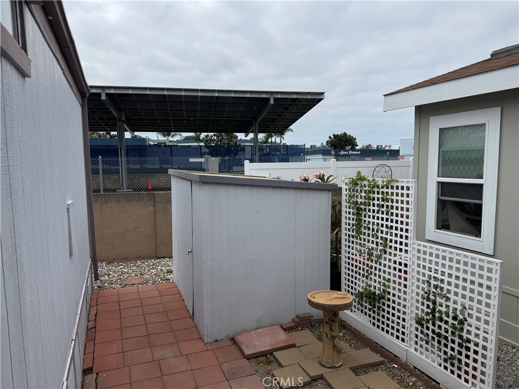 Shed and Walkpath to Backyard Area - 10681 Oak Street 58, Los Alamitos CA 90720 - photo 21