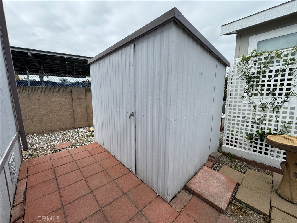Shed and Walkpath to Backyard Area - 10681 Oak Street 58, Los Alamitos CA 90720 - photo 22