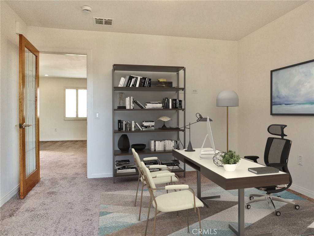 The room off the living room virtually staged - 4441 Farquhar, Los Alamitos CA 90720 - photo 21
