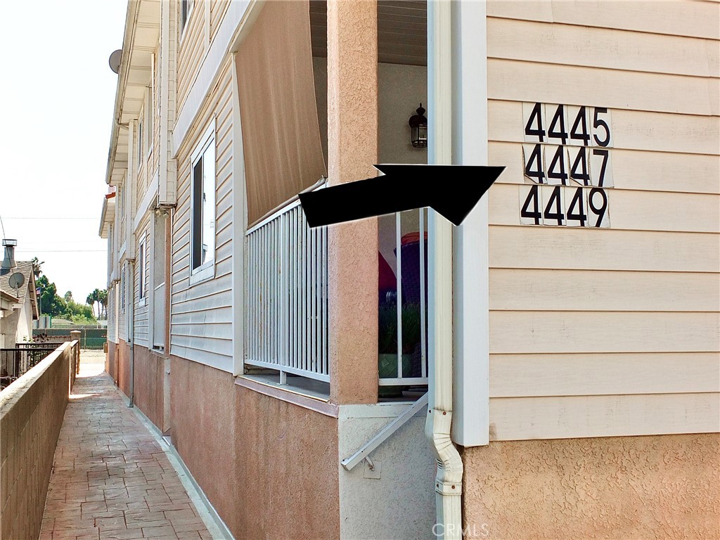 The unit 4447 listed on the back of the complex. - 4441 Farquhar, Los Alamitos CA 90720 - photo 56