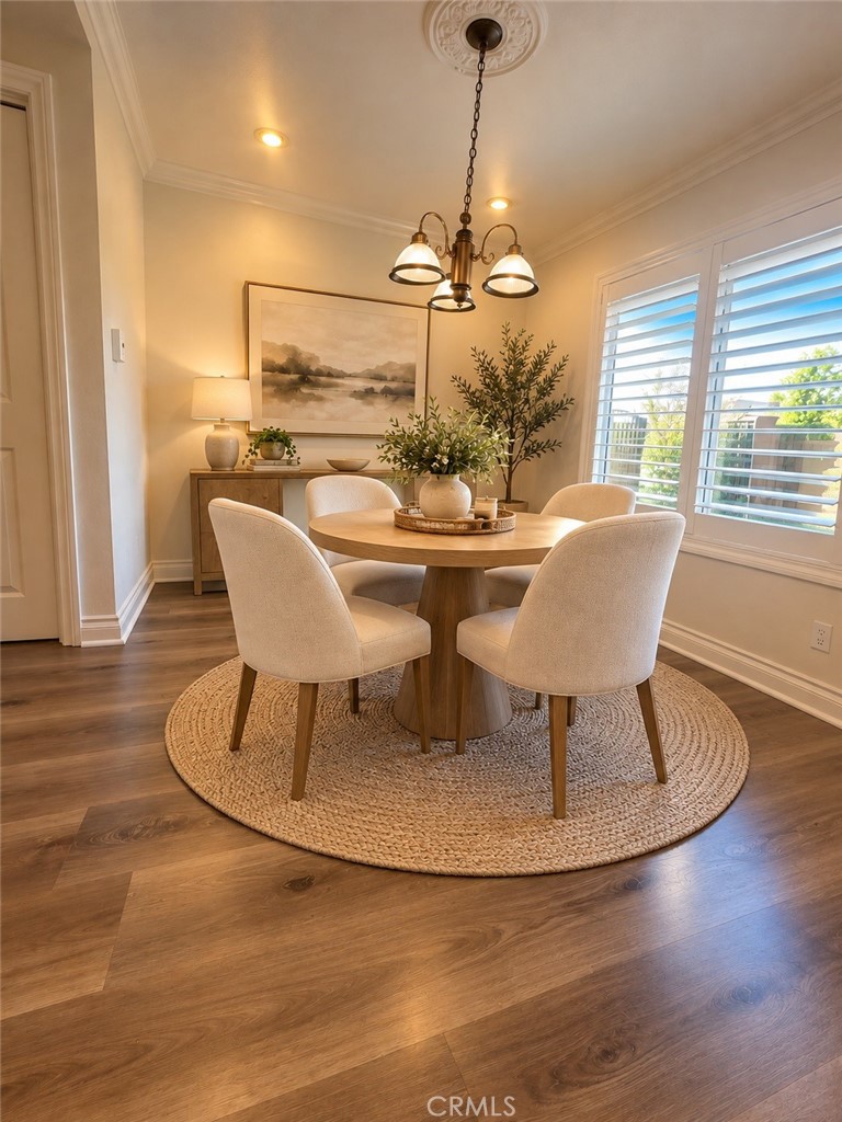 Dinning room*Digitally staged - 21121 Aqua 273, Mission Viejo CA 92691 - photo 6