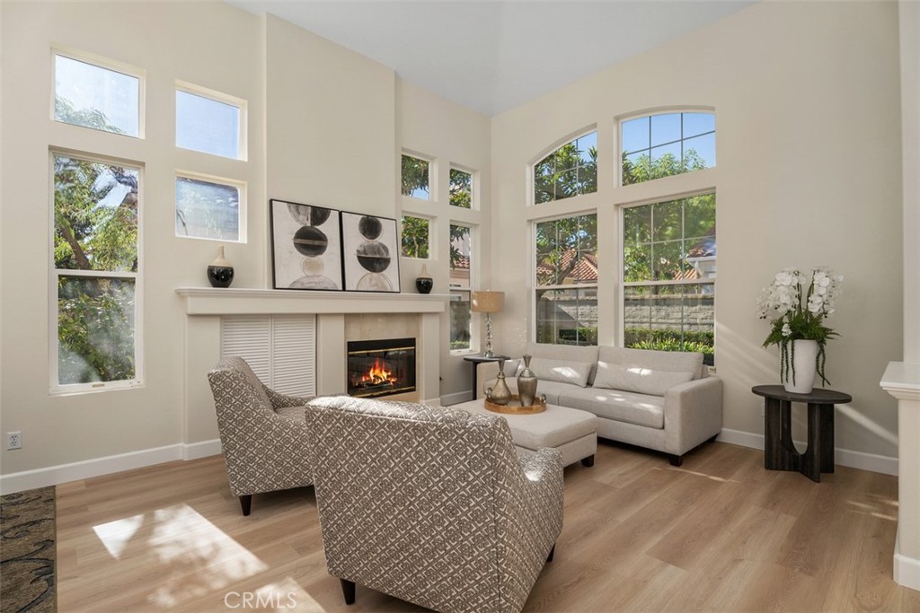 Fire in fireplace added - 21251 Mazatlan, Mission Viejo CA 92692 - photo 5