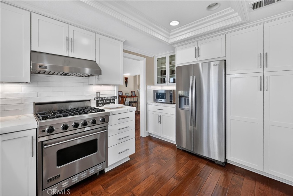 Another view of the remodeled gourmet kitchen. - 22852 Buendia, Mission Viejo CA 92691 - photo 16