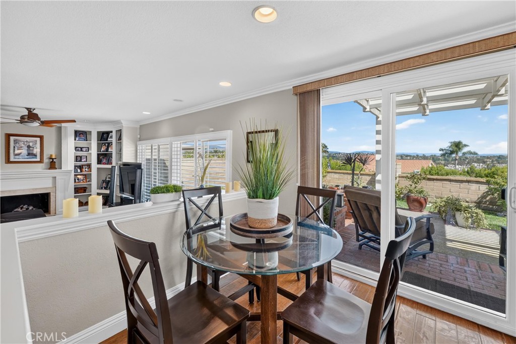 Dining nook overlooks the Family Room. - 22852 Buendia, Mission Viejo CA 92691 - photo 19