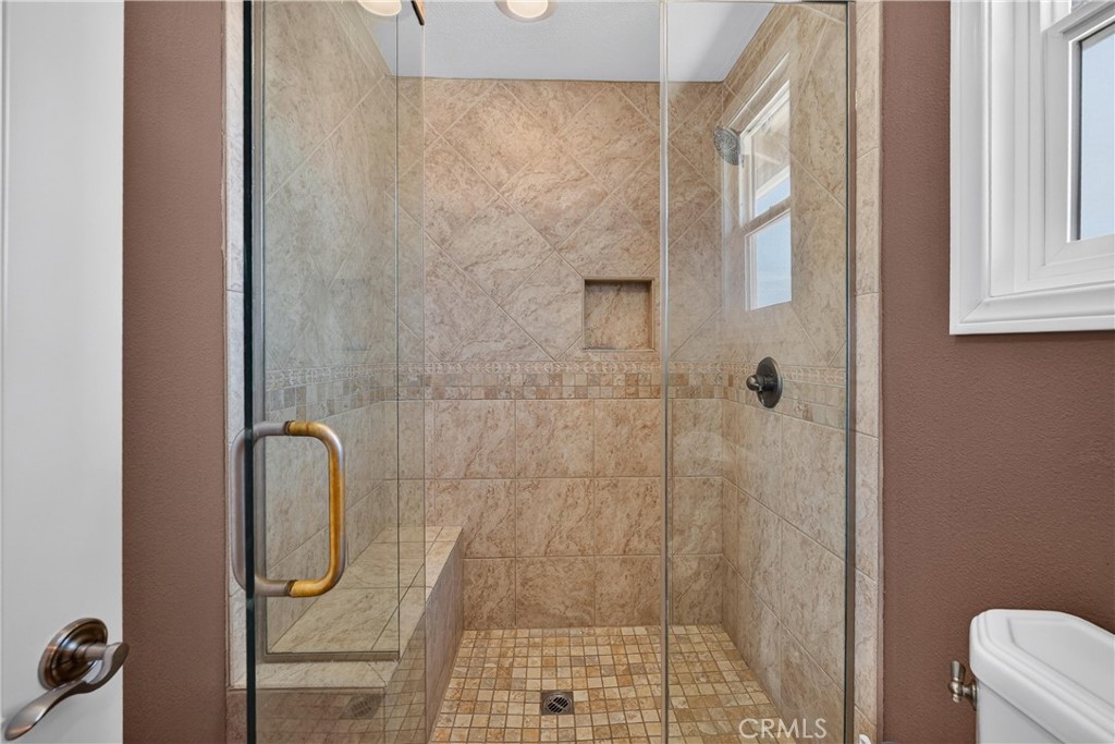 Primary bathroom spacious shower. - 22852 Buendia, Mission Viejo CA 92691 - photo 43