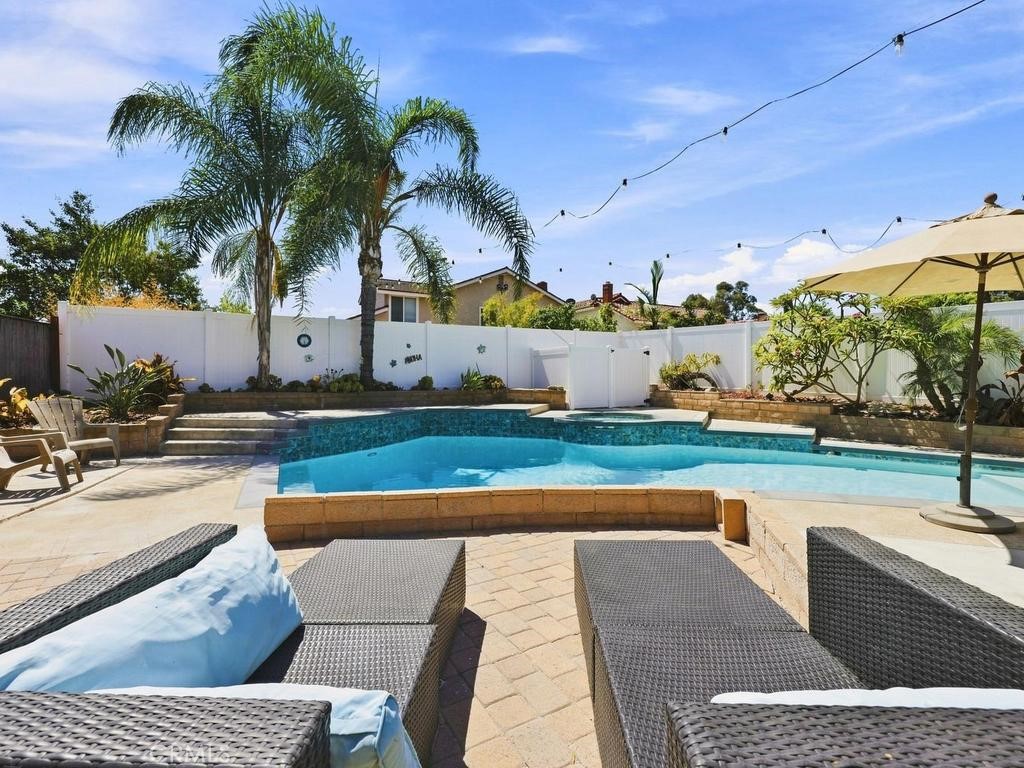 Serene setting in rear yard - 23862 Copenhagen, Mission Viejo CA 92691 - photo 37