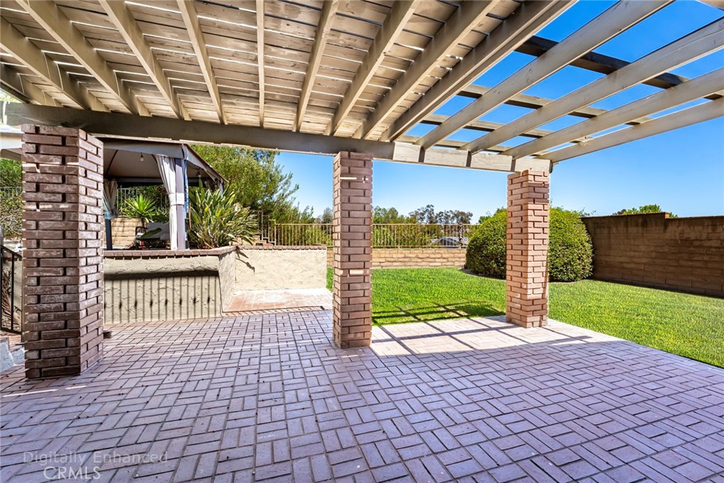 Patio Outside Lower Lever Primary: Digitally Enhanced grass. - 24686 Venablo, Mission Viejo CA 92691 - photo 29