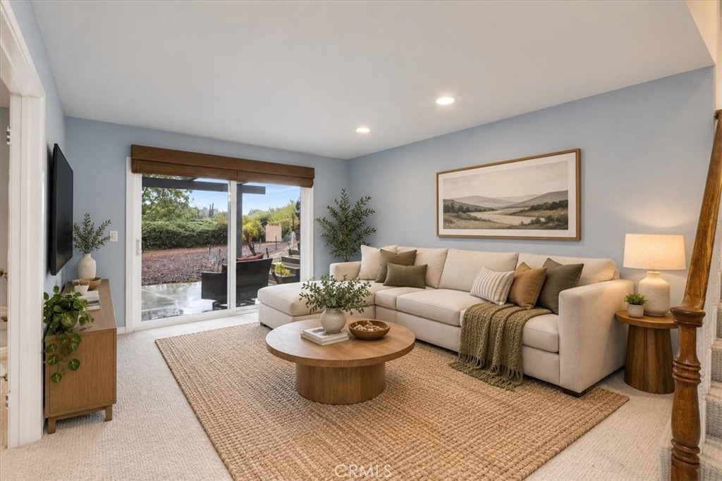 Virtually Staged Downstairs Living Room - 25415 Remesa, Mission Viejo CA 92691 - photo 32