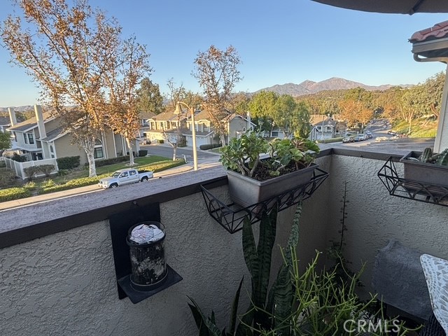 MOUNTAIN VIEWS FROM THE BALCONY OFF THE LIVING ROOM. - 26131 La Real, Mission Viejo CA 92691 - photo 10