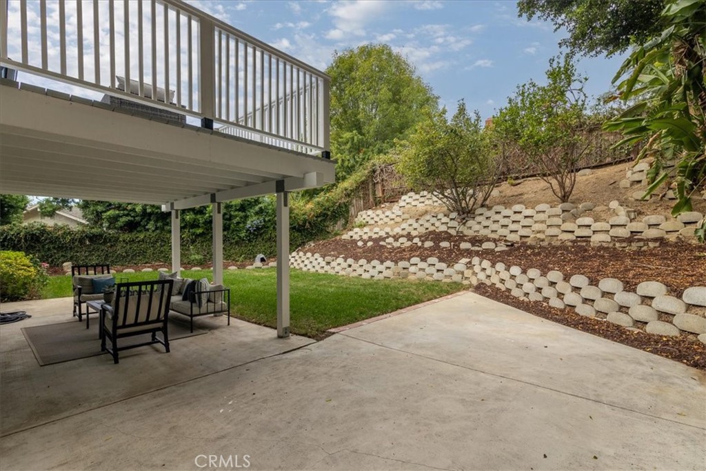 Terraced slope to grow your favorite things. There is a mature Anna apple tree in the center and to its right is a lemon - 26515 Via Del Sol, Mission Viejo CA 92691 - photo 24