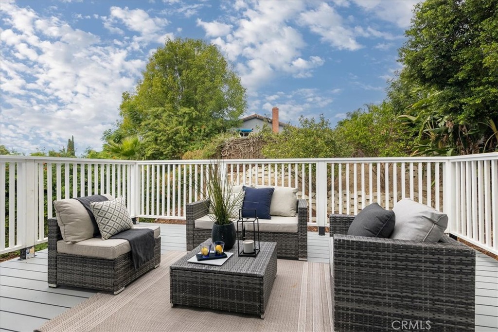 This is the Large Deck with private access from the Primary Bedroom Suite. - 26515 Via Del Sol, Mission Viejo CA 92691 - photo 35