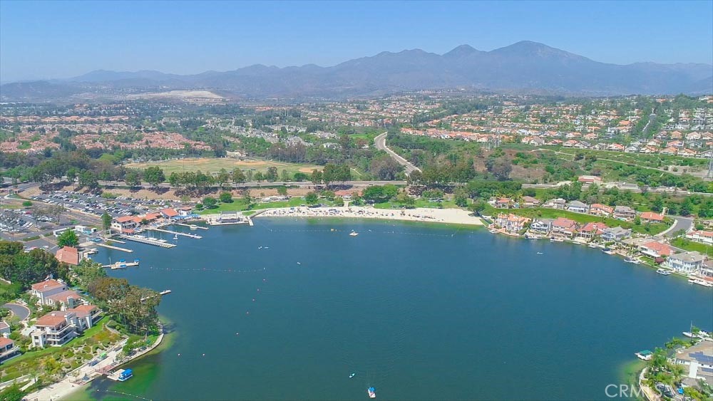 Aerial view of Lake Mission Viejo and the "Saddleback Mountains". - 26515 Via Del Sol, Mission Viejo CA 92691 - photo 67