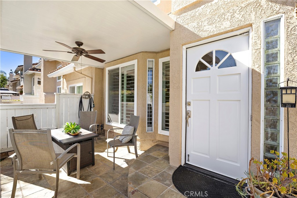 Front Patio with aluminum patio cover. - 27474 Lilac, Mission Viejo CA 92692 - photo 2
