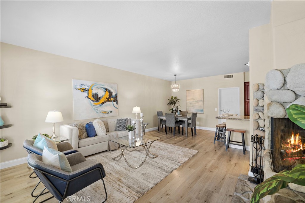 Living Room with luxury vinyl plank flooring - 27474 Lilac, Mission Viejo CA 92692 - photo 6