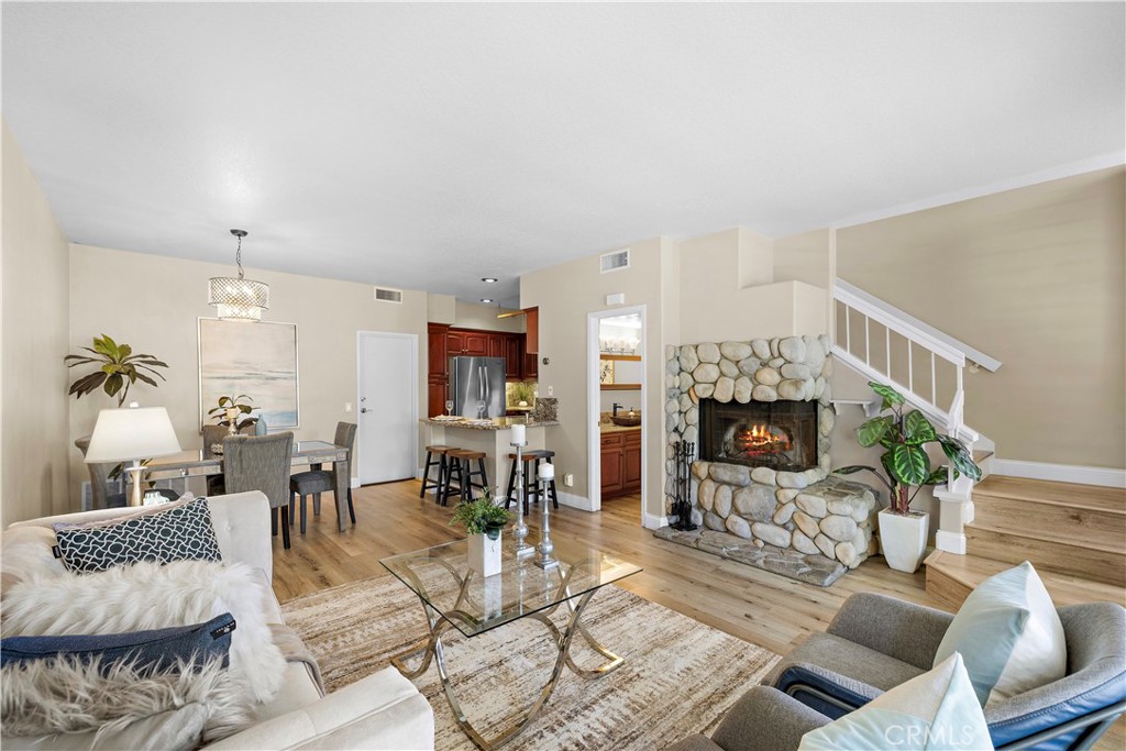 Living Room with gas fireplace - 27474 Lilac, Mission Viejo CA 92692 - photo 7