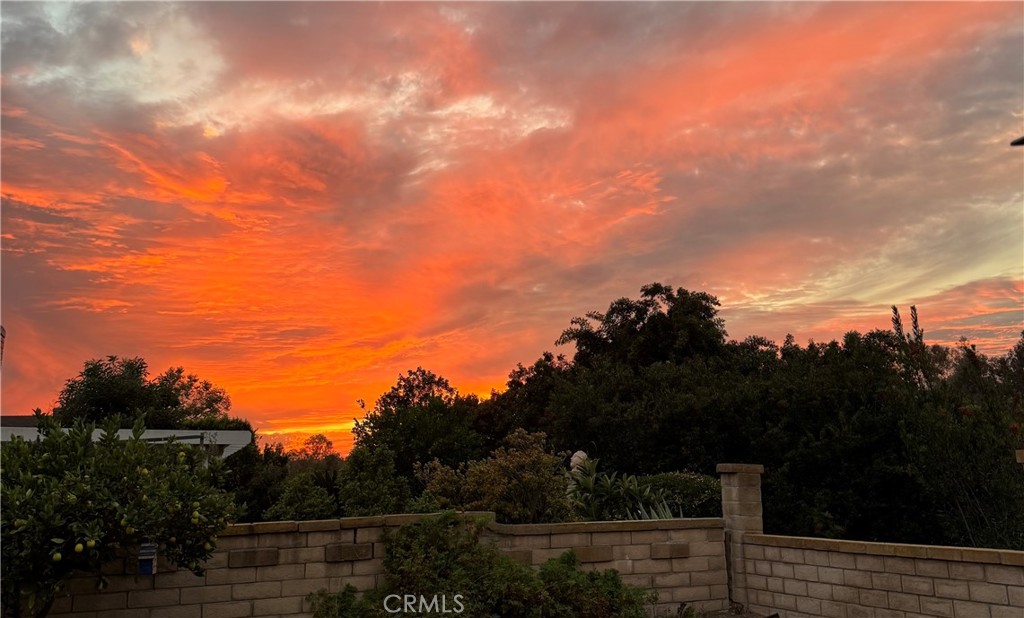 sunset view from backyard - 27891 Perales, Mission Viejo CA 92692 - photo 3