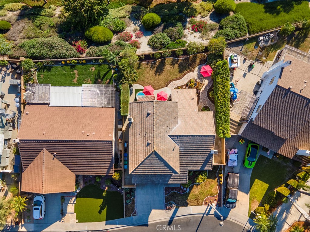 aerial view of home and yard - 28152 Amable, Mission Viejo CA 92692 - photo 31
