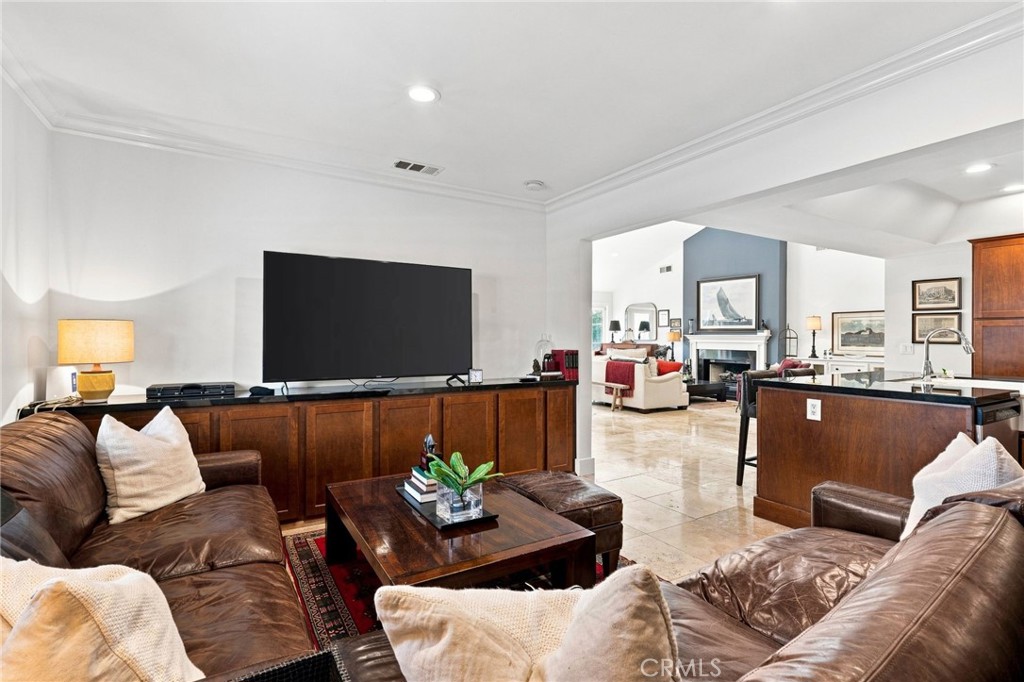 Den (could easily be converted back to 5th bedroom!) - 1000 Dover Drive, Newport Beach CA 92660 - photo 16