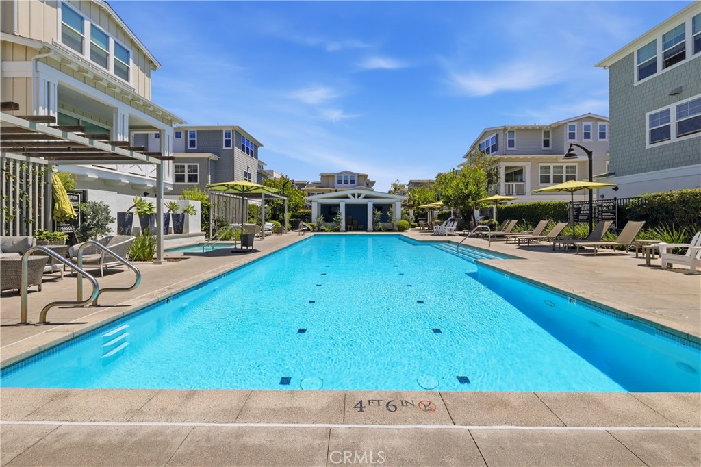 The large community pool is located just a half a block from the property. - 1171 Winslow Lane, Newport Beach CA 92660 - photo 15