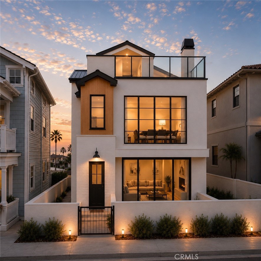 Exterior rendering - 122 29th Street, Newport Beach CA 92663 - photo 2