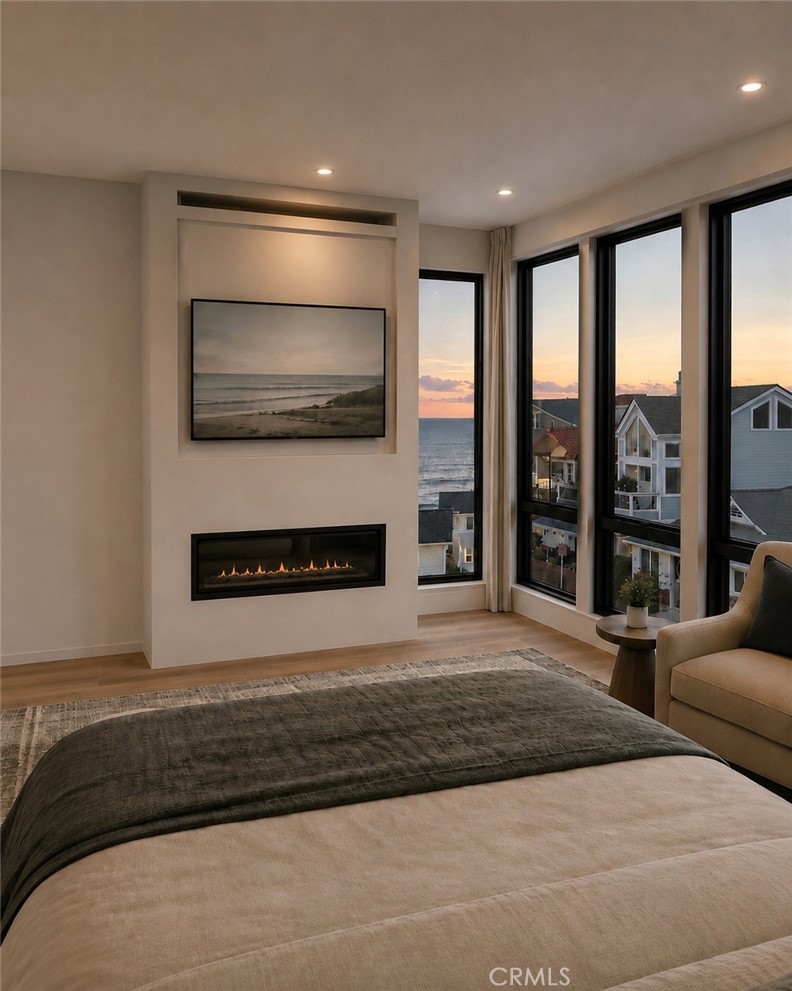 Primary bedroom rendering - 122 29th Street, Newport Beach CA 92663 - photo 3