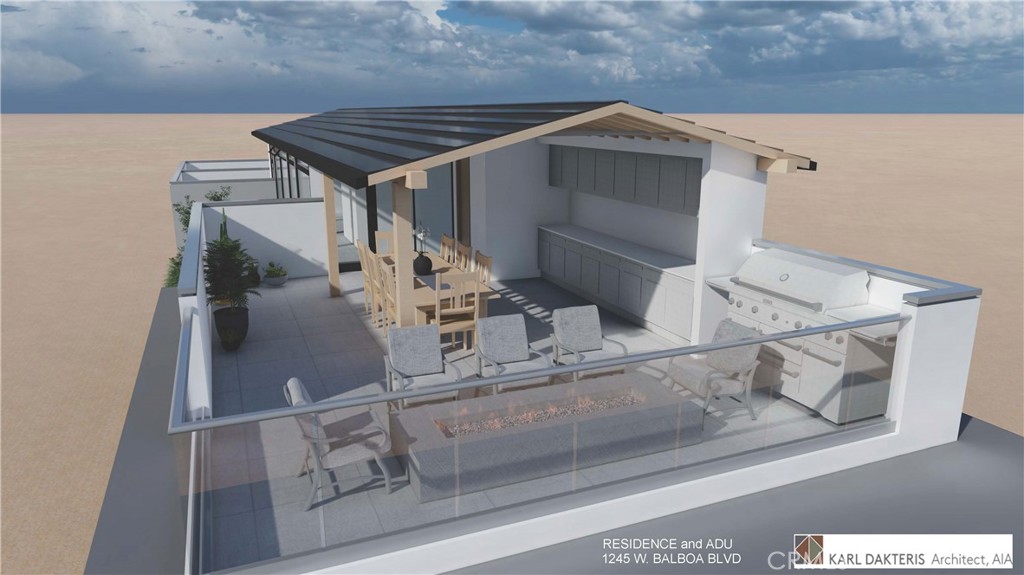 View of 3rd Floor roof deck - 1245 W Balboa Boulevard, Newport Beach CA 92661 - photo 12