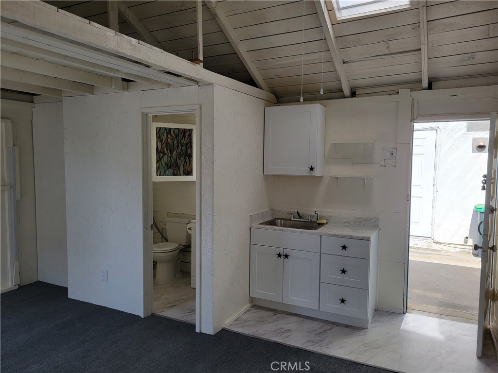 Garage studio bath room and kitchenette. - 1245 W Balboa Boulevard, Newport Beach CA 92661 - photo 25