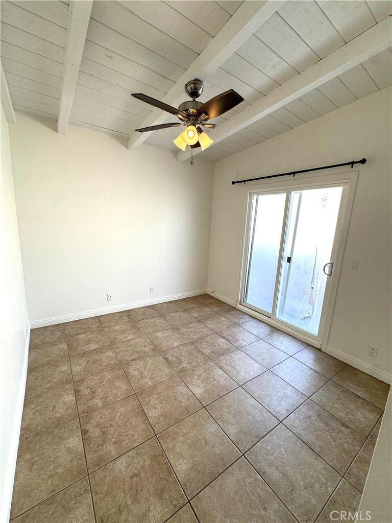 3rd Bedroom with Slider to the back balcony - 125 46th Street B, Newport Beach CA 92663 - photo 24