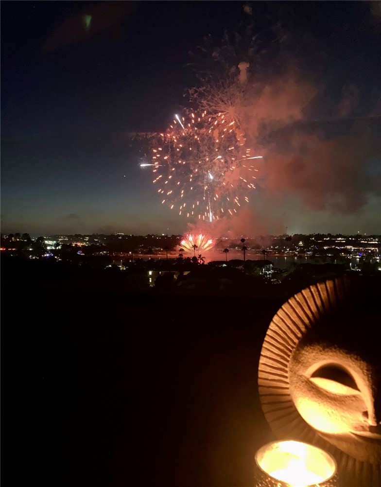 View of 4th of July firework show at The Dunes - 128 Villa Point, Newport Beach CA 92660 - photo 24