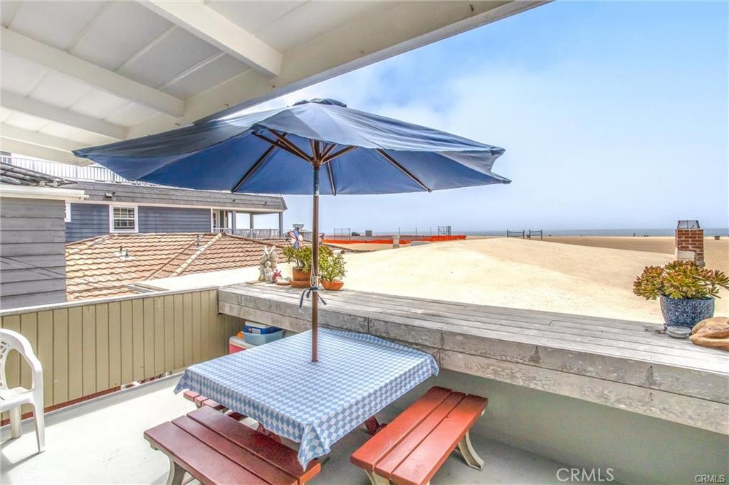 Unit 3 patio & View - 1408 W Oceanfront, Newport Beach CA 92661 - photo 23
