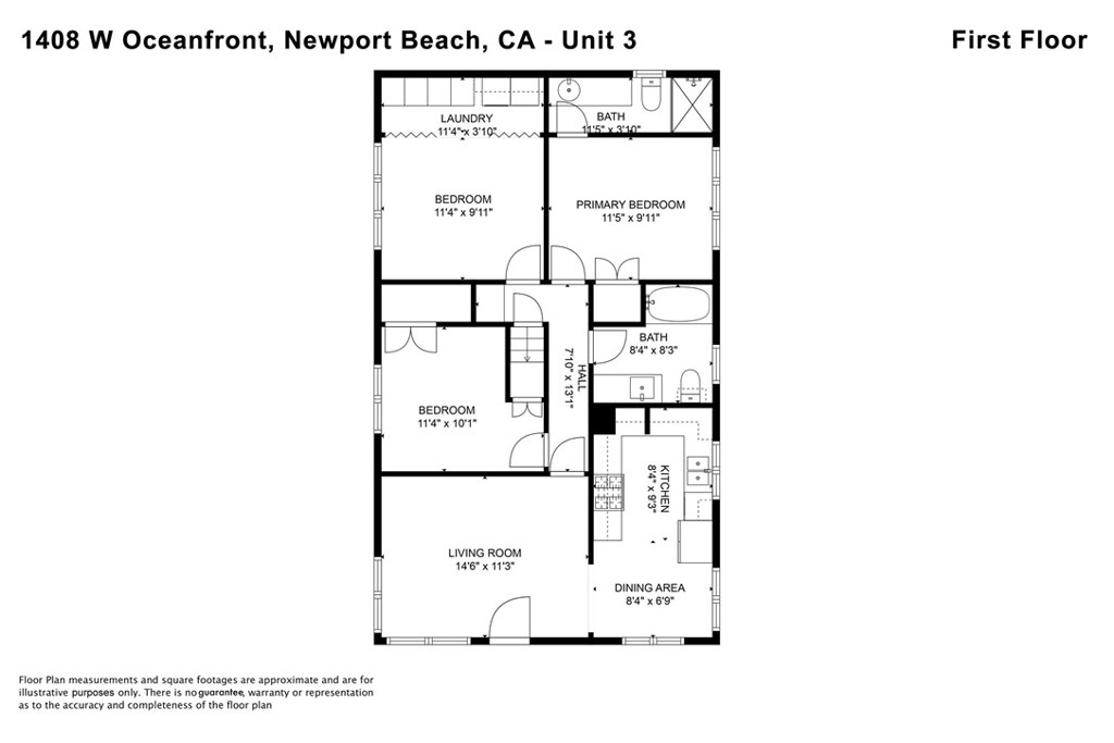 Unit 3 downstairs - 1408 W Oceanfront, Newport Beach CA 92661 - photo 28